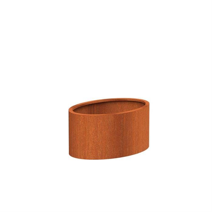 Aquigarden Jardinière en corten - Ellipse 1.2m x 0.8m x 0.6m CEL5