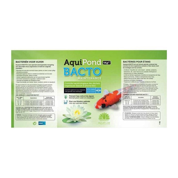 Aquipond Bactéries AQUIPOND BACTO MAINTENANCE 1KG