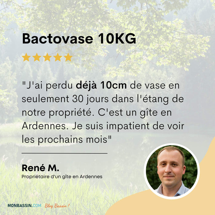 Aquipond Aquipond Bactovase - 1Kg - Permet de réduire la vase en étang naturel BactoVase1