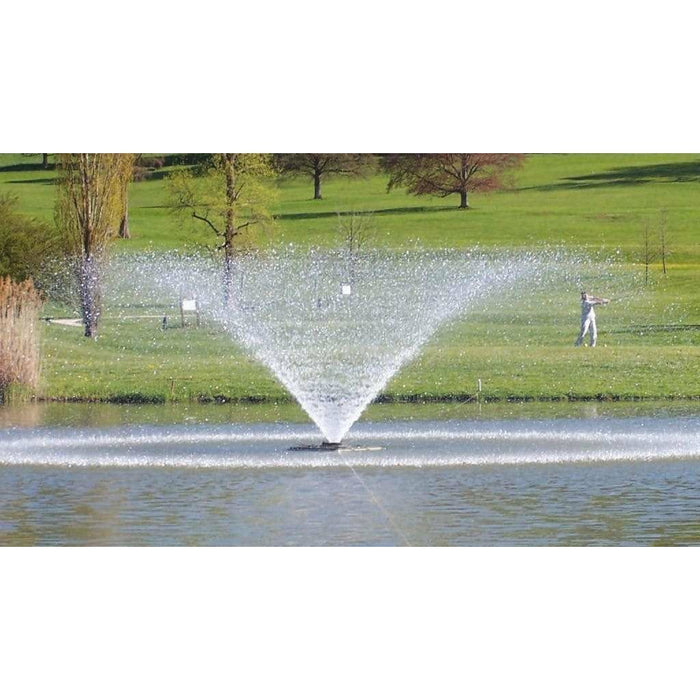 Aquitechnics Aérateurs de bassin Flostyle 1CV 3phases - Cristal (Corolle) Flostyle 1CV - Ajutage au choix - Jet d'eau flottant alliant bienfaits et élégance JPC0103