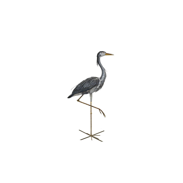 Arrosoir & Persil Héron girouette - Oiseau décoratif en métal recyclé 12037