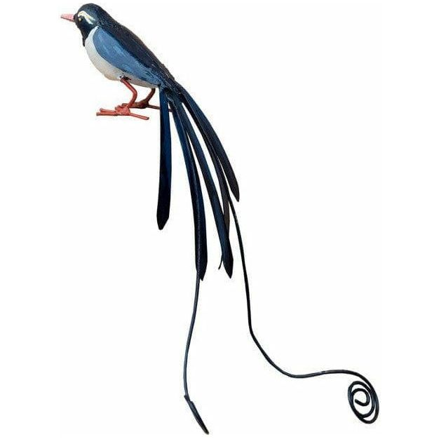 Arrosoir & Persil Oiseau du Paradis - Oiseau décoratif en métal recyclé 12033