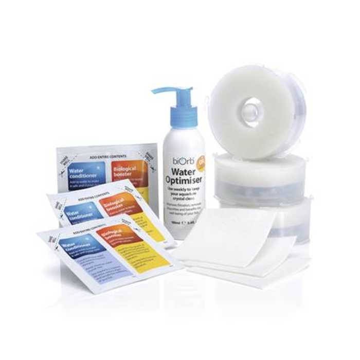 Biorb by Oase Aquariophilie BIORB SERVICE KIT X 3 AVEC OPTIMISEUR D'EAU - TRIPLE PACK 822728000199 46021