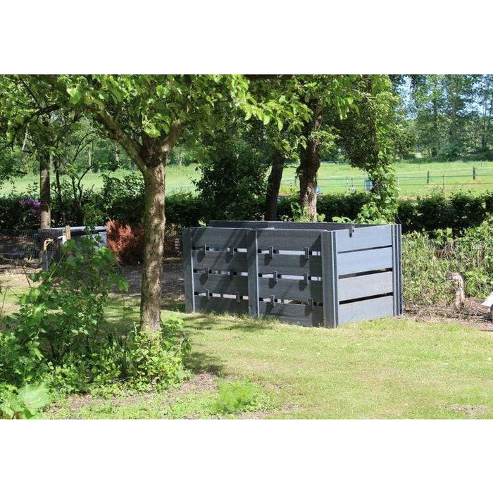 ECOO Mobilier de jardin Bac à compost durable - 120CM x 100CM x 100CM - 1300L - ECOO 5400929504002 700730