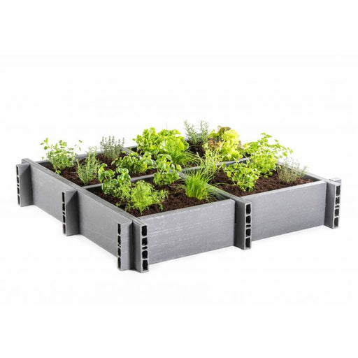 ECOO Mobilier de jardin Carré potager Garden box - 120CM x 120CM x 22CM - ECOO 5400929505313 700760VP