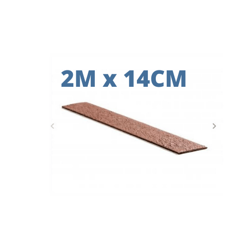 ECOO Bordures de bassin Ecolat droite Brun - 2M x 14CM x  0.7CM - Bordure de bassin ECOO 5400929504606 55058