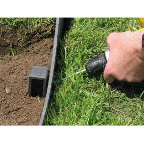 ECOO Bordures de bassin Piquet Ecopic Gris - 58CM x 4CM x 4CM - Piquet pour bordure Ecolat ECOO 5400909021208 55086