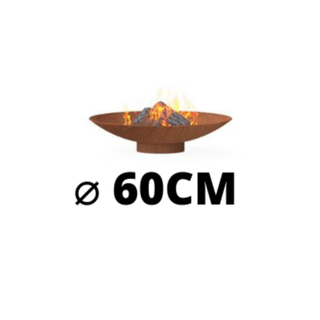 Forno Cooking Braséro Braséro Acier Corten Rond 60CM - 600x140MM BNS1