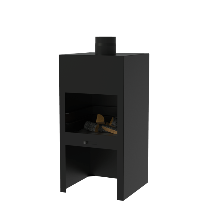 Forno Cooking Cheminées Stig Hr Coating - 0.5m x 0.5m x 1m BGG1.150
