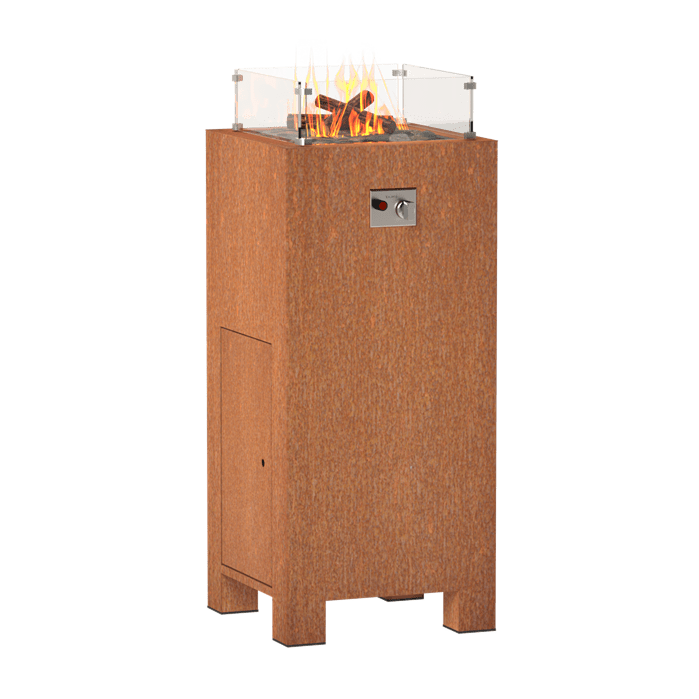 Forno Cooking Feu à gaz en acier corten - 0.55m x 0.55m x 1.2m VBC4