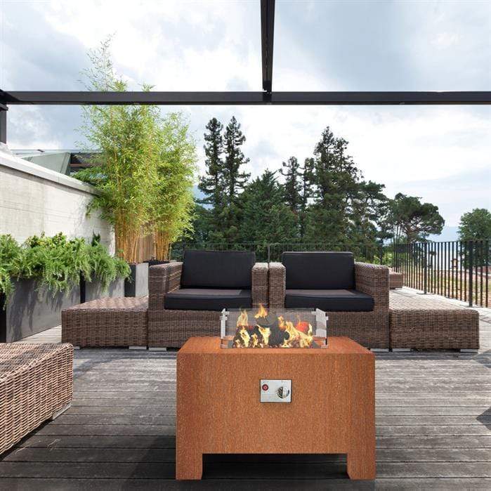 Forno Cooking Feu à gaz en acier corten - 1.2m x 0.8m x 0.5m VBC1