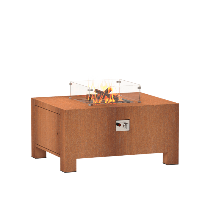Forno Cooking Feu à gaz en acier corten - 1m x 0.8m x 0.5m VBC2