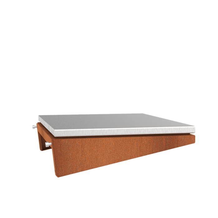Forno Cooking Forno Cooking - Extension inox - Bfc10.1 Damm - 0.4m x 0.5m x 0.13m BFC10.1