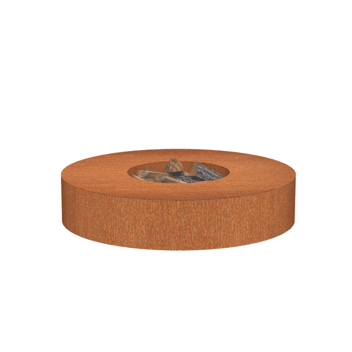 Forno Cooking Table de feu en acier corten - 1.25m x 0.28m VLS1