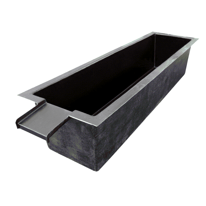Foudebassin.com Bassins préformés Bassin avec lame d’eau 275 x 80 x 60CM - Polyester AQ4215-WTRVL-KTK