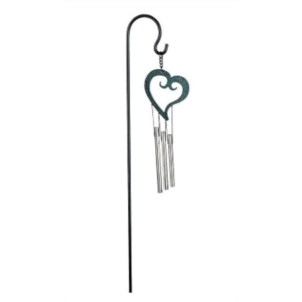 FOUDEBASSIN.COM Carillon à vent - Musical Stake Chime - Coeur