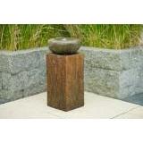FOUDEBASSIN.COM NASHVILLE - Jeu d'eau avec colonne en chêne et sa vasque de pierre 1387110