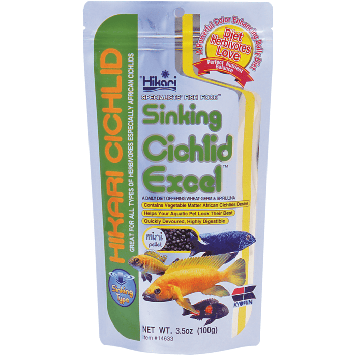 Hikari Nourriture Hikari Chichlid Excel Mini - 100g - Nourriture pour Cichlidés coulante 0042055146203 A3020313