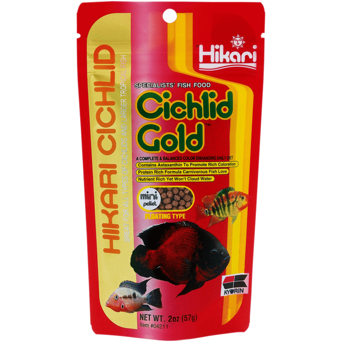 Hikari Nourriture Hikari Chichlid Gold Mini - 57g - Nourriture pour Cichlidés 0042055042116 A3020299