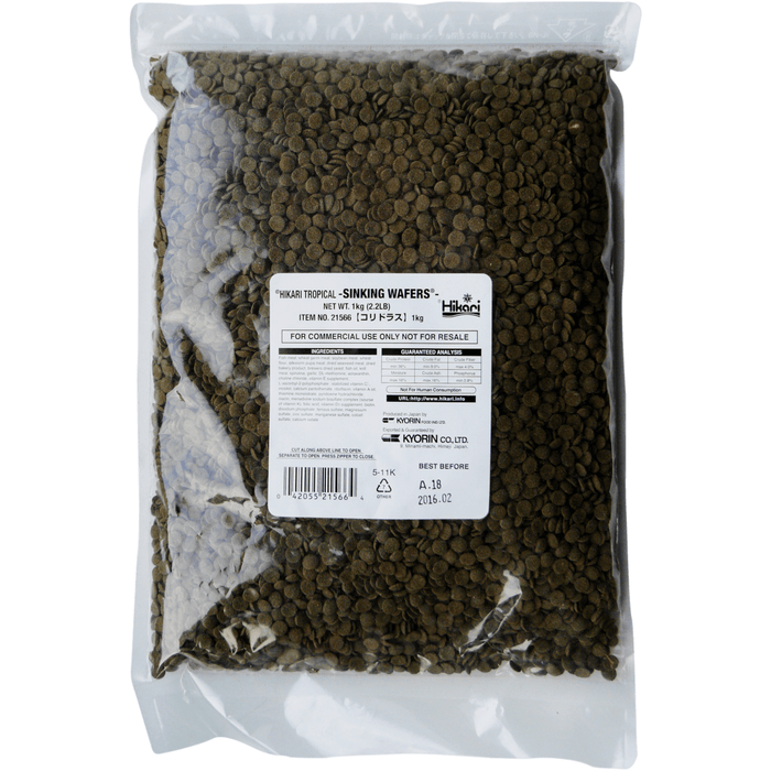 Hikari Nourriture Hikari Sinking Wafers - 1kg - Nourriture pour poissons tropicaux 0042055215664 A3020370