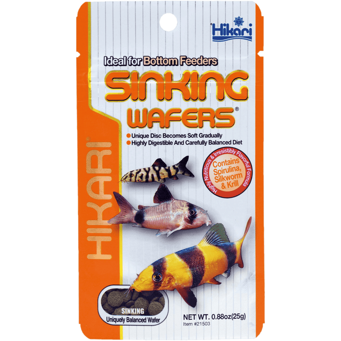 Hikari Nourriture Hikari Sinking Wafers - 25g - Nourriture pour poissons tropicaux 0042055215039 A3020355