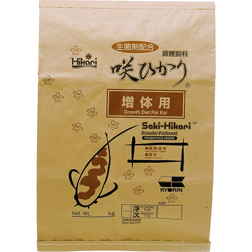 Hikari Nourriture Saki-Hikari Growth - Large 15kg - Aliment quotidien professionnel pour basses températures N3021150