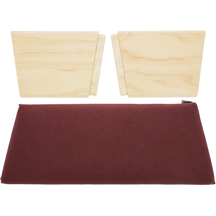 Iwachu Zafus Banc de Méditation Démontable - Bordeau 8435131205239 ME010TRB