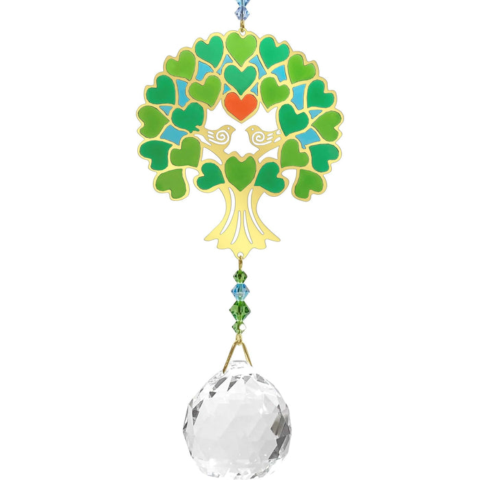 Iwachu Cristal Feng Shui Árbol de la Vida Verde CR67