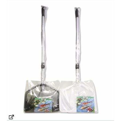 JBL Epuisettes JBL EPUISETTE BASSIN 35X30CM BLANC FINE - 190CM - Épuisette de bassin à manche télescopique de 190 cm 4014162287021 2870200