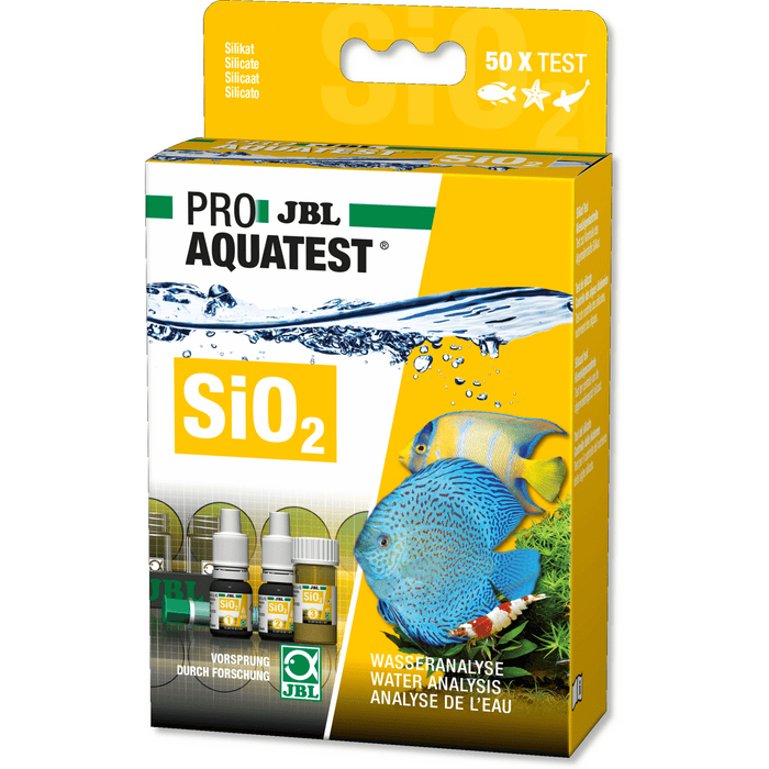 JBL Analyse d'eau JBL Pro Aquatest SiO2 - Silicates - Test à gouttes pour bassins et aquariums 4014162241184 2411800