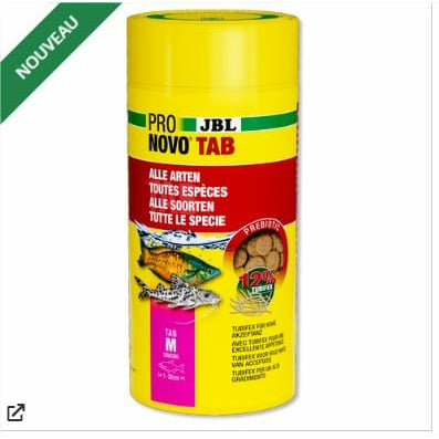 JBL JBL PRONOVO TAB M - 1000ML - Comprimés alimentaires pour tous les poissons d'aquarium de 1 à 20 cm 4014162311757 3117500