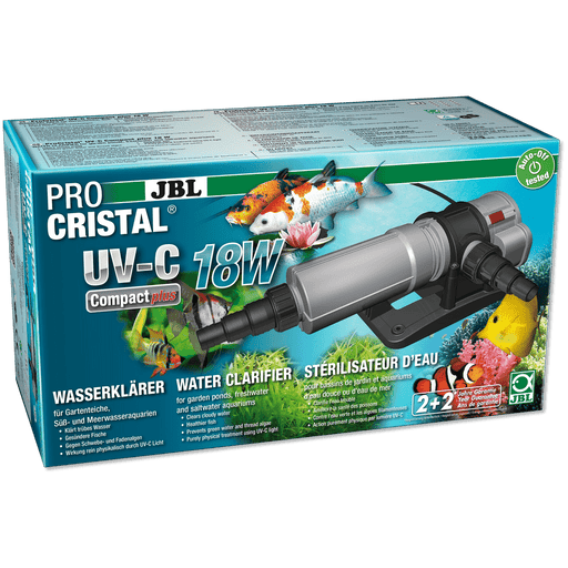 FOUDEBASSIN.COM JBLPROCRISTAL UV-C Compact plus 18 W Stérilisateur UV-C compact 18 W contre la turbidité de l'eau