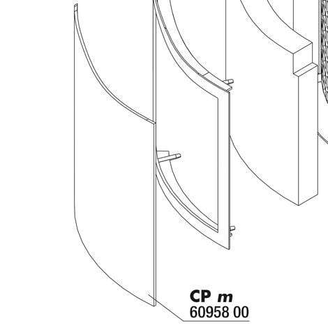 JBL Without Descri JBL CristalProfi m Couvercle de service 4014162609588 6095800