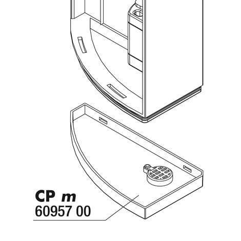 JBL Without Descri JBL CristalProfi m Plaque de fond avec soupape 4014162609571 6095700