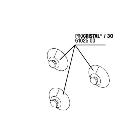 JBL Without Descri JBL ProCristal i30 Ventouses 3x 4014162610256 6102500