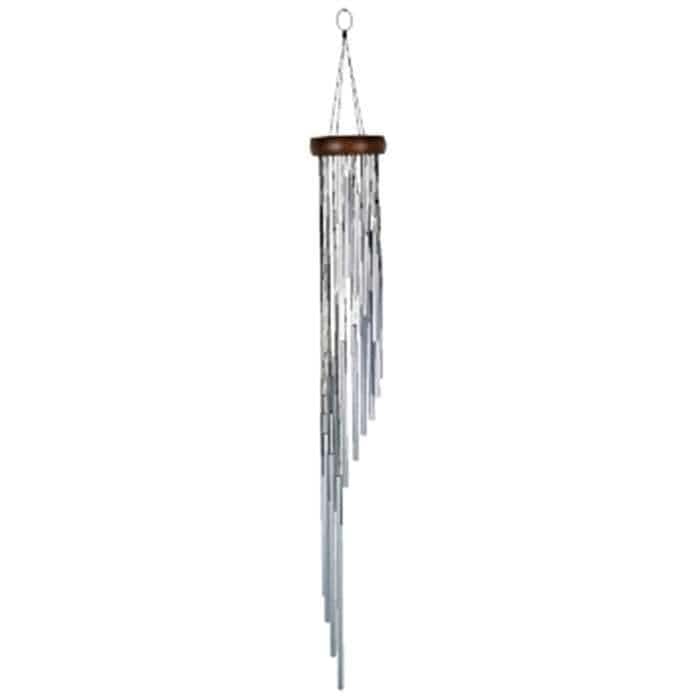 Nature's Melody Décoration SPIRAL WINDCHIME 89CM ZILVER CA 35'' 810812021076 MT35SV