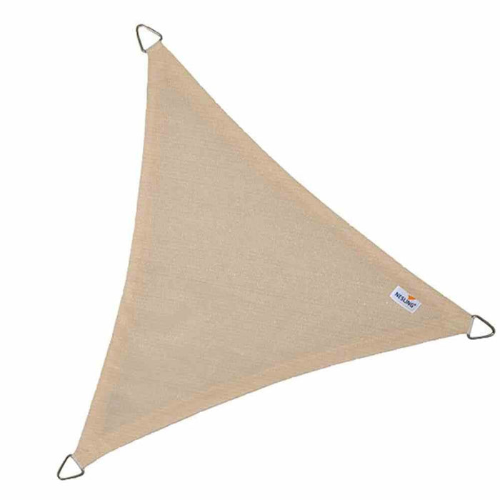 Nesling Toile d'ombrage triangle 5M x 5M x 5M - Couleur Crème 8717677460533 N508-082-35