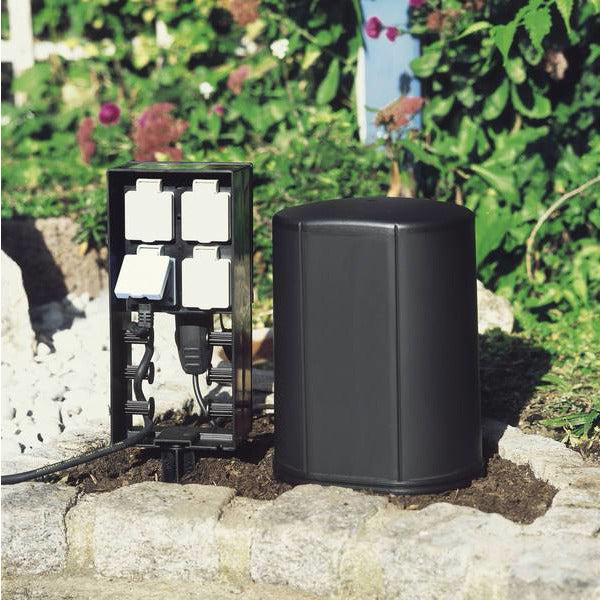 Oase Living Water Gestion électrique InScenio 230 - 4 prises normales - Multiprise de bassin et jardin de qualité - Oase 4010052558608 55860