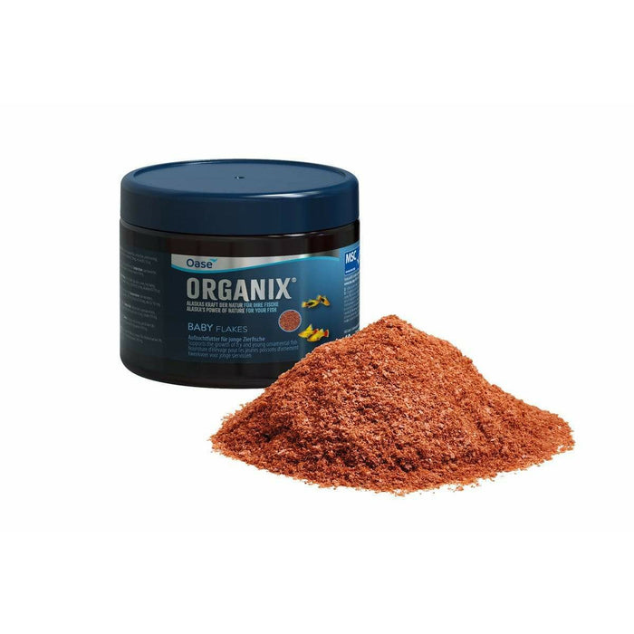 Oase Living Water Nourriture pour poissons ORGANIX Baby Flakes 150 ml - Nourriture d'élevage - OASE 4010052841007 84100