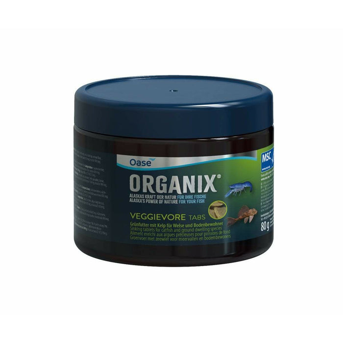 Oase Living Water Nourriture pour poissons ORGANIX Veggievore Tabs 150 ml - Nourriture pour poissons - OASE 4010052841359 84135