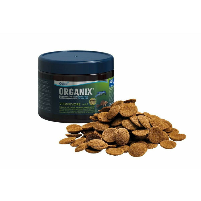 Oase Living Water Nourriture pour poissons ORGANIX Veggievore Tabs 150 ml - Nourriture pour poissons - OASE 4010052841359 84135