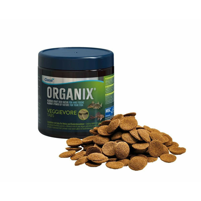Oase Living Water Nourriture pour poissons ORGANIX Veggievore Tabs 250 ml - Nourriture pour poissons - OASE 4010052841366 84136