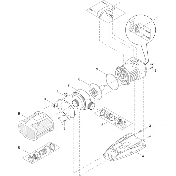 Oase Living Water Pièces détachées pour AquaMax Eco Expert 44000