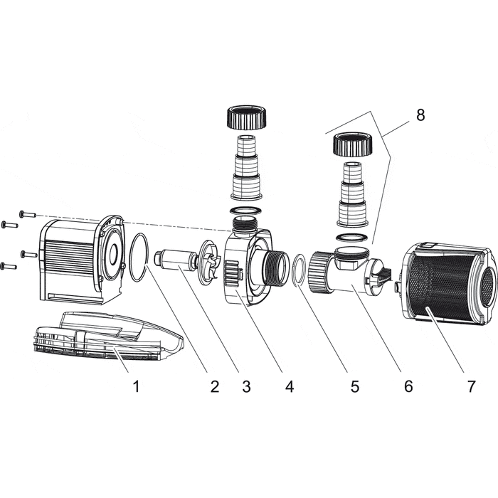 Oase Living Water Pièces détachées pour Aquarius Universal Premium Eco 4000