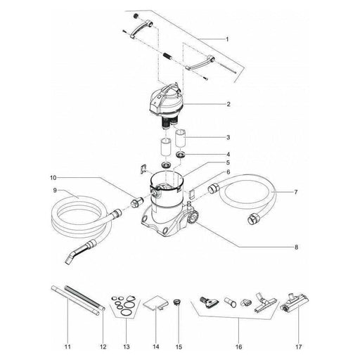 Oase Living Water Pièces détachées Oase Pièces détachées pour aspirateur PONDOVAC 4 - Oase Living Water