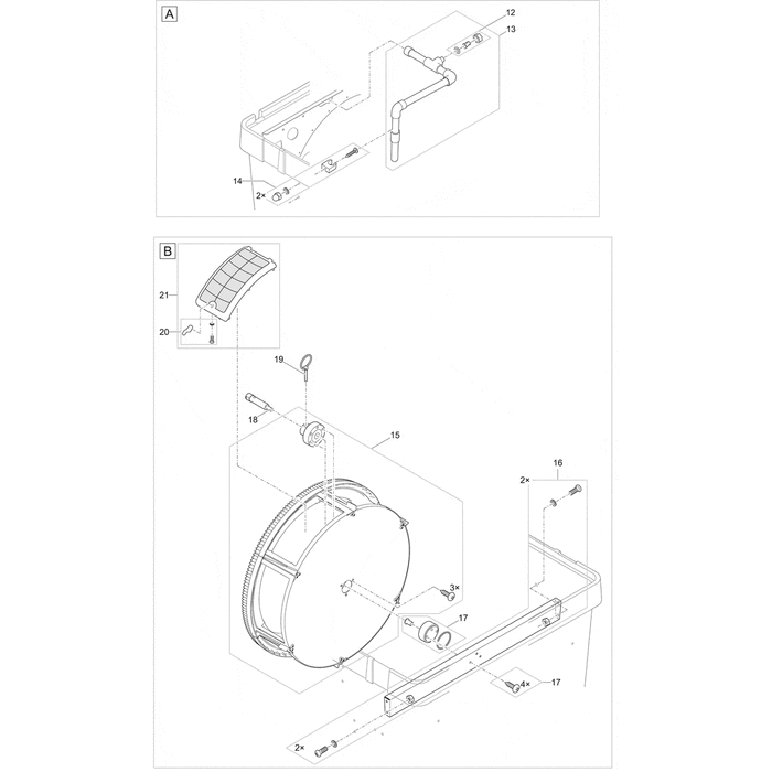 Oase Living Water Pièces détachées pour BioTec Premium 80000 pompage OC