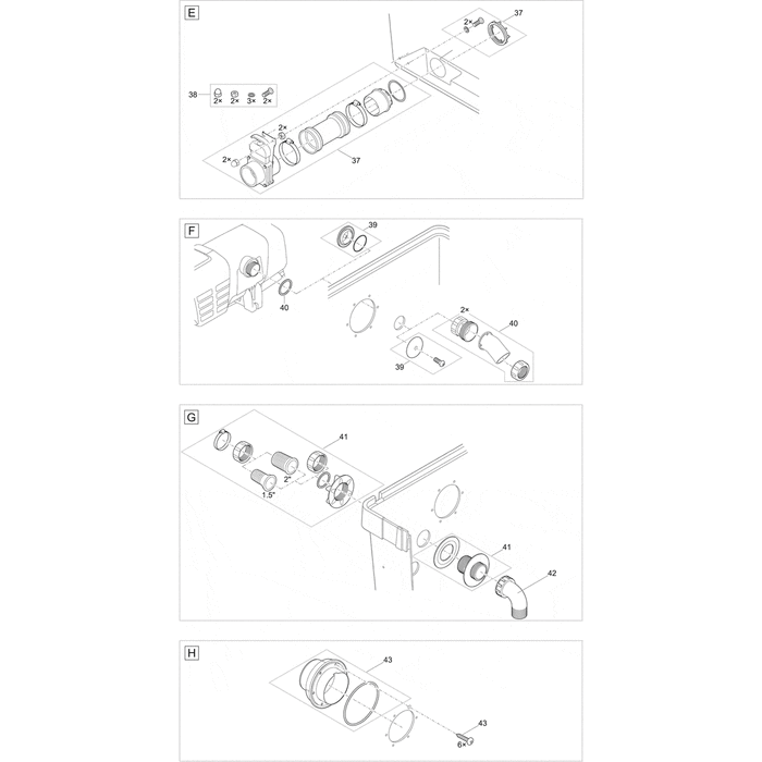 Oase Living Water Pièces détachées pour BioTec Premium 80000 pompage OC