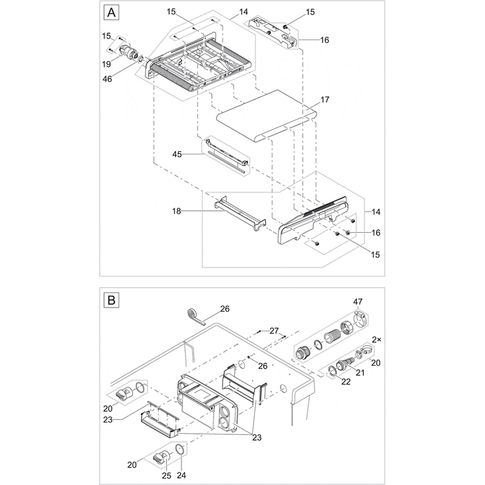 Oase Living Water Pièces détachées pour BioTec ScreenMatic² 140000