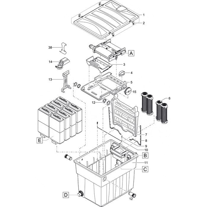 Oase Living Water Pièces détachées pour BioTec ScreenMatic² 90000