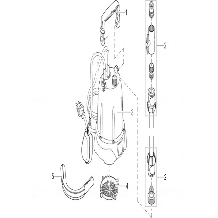 Oase Living Water Pièces détachées pour ProMax Rain 4000